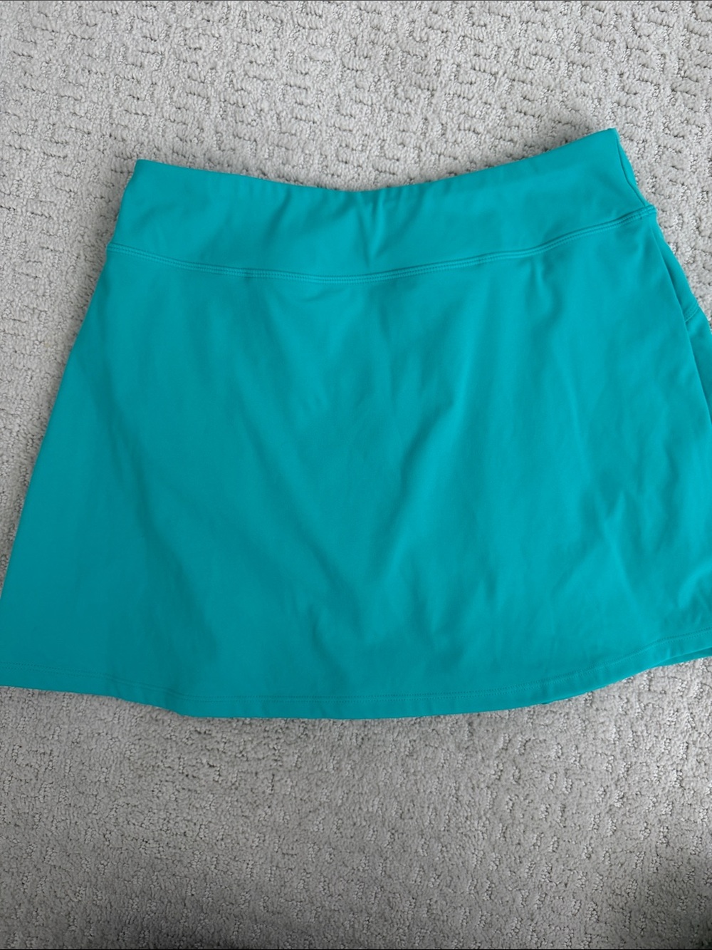 Women’s Teal Skater Skirt - Smooth A-Line Active Style